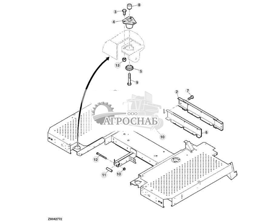Платформа кабины 
